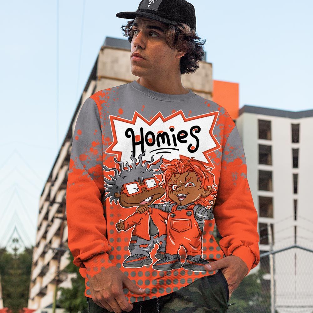 Chucky Cartoon 90S Homie Sneaker Shirt Match Boost 350 V2 Dark Beluga, Yeezy 350 V2 Carbon Beluga Hoodie Sweatshirt Tee All Over Print MKO Shirt Chucky Cartoon 90S Homie Sneaker Shirt Match Boost 350 V2 Dark Beluga, Yeezy 350 V2 Carbon Beluga Hoodie Sweatshirt Tee All Over Print MKO Shirt