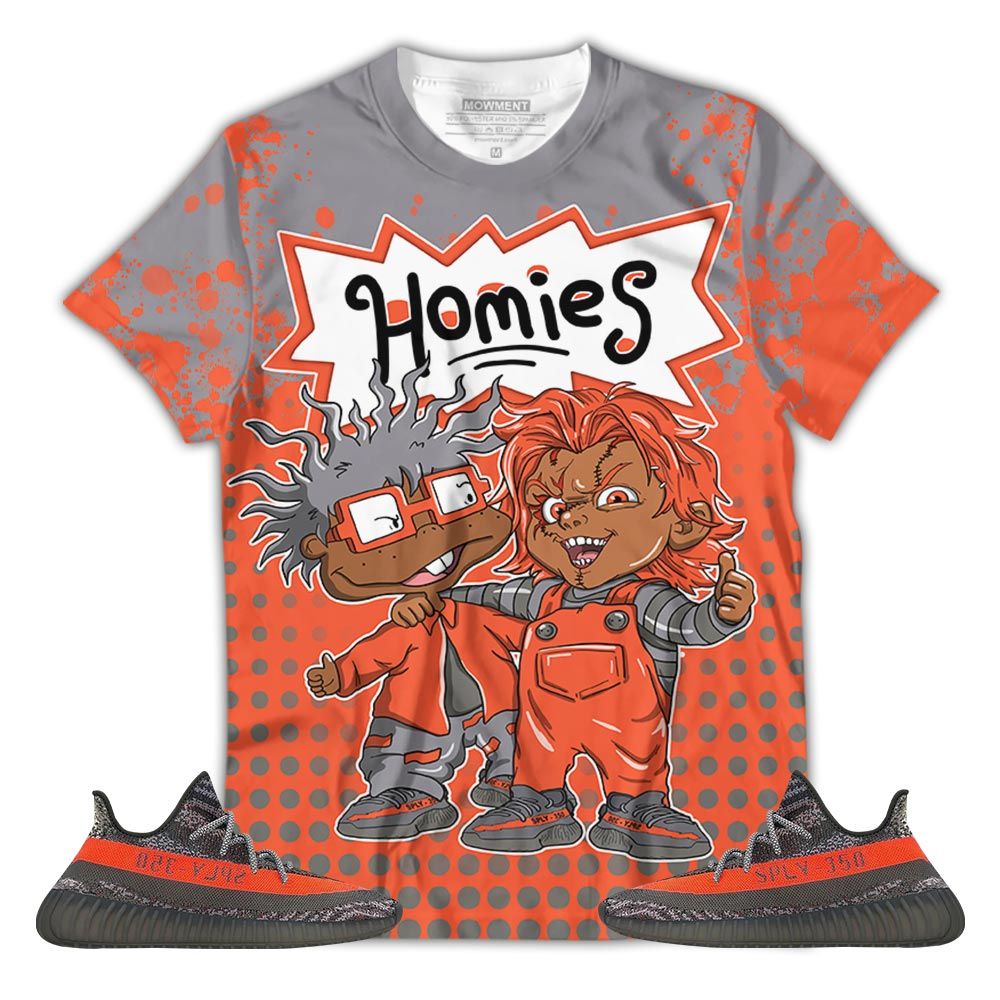 Chucky Cartoon 90S Homie Sneaker Shirt Match Boost 350 V2 Dark Beluga, Yeezy 350 V2 Carbon Beluga Hoodie Sweatshirt Tee All Over Print MKO Shirt Chucky Cartoon 90S Homie Sneaker Shirt Match Boost 350 V2 Dark Beluga, Yeezy 350 V2 Carbon Beluga Hoodie Sweatshirt Tee All Over Print MKO Shirt