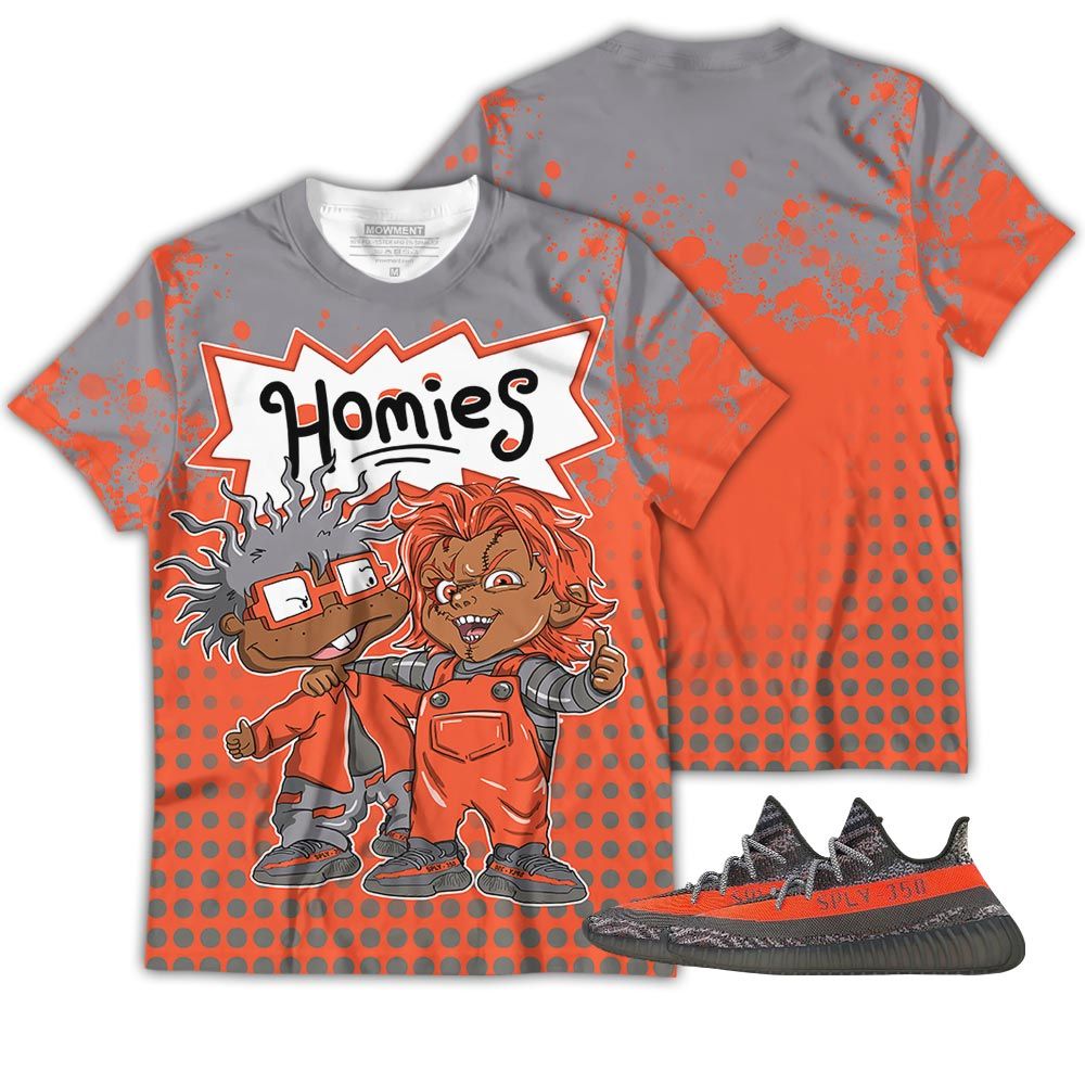 Chucky Cartoon 90S Homie Sneaker Shirt Match Boost 350 V2 Dark Beluga, Yeezy 350 V2 Carbon Beluga Hoodie Sweatshirt Tee All Over Print MKO Shirt Chucky Cartoon 90S Homie Sneaker Shirt Match Boost 350 V2 Dark Beluga, Yeezy 350 V2 Carbon Beluga Hoodie Sweatshirt Tee All Over Print MKO Shirt