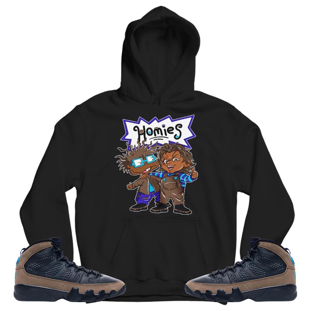 Chucky Cartoon 90s Homie Sneaker Shirt Match Olive Concord 9s, Jordan 9 Olive Concord MKO T-Shirt
