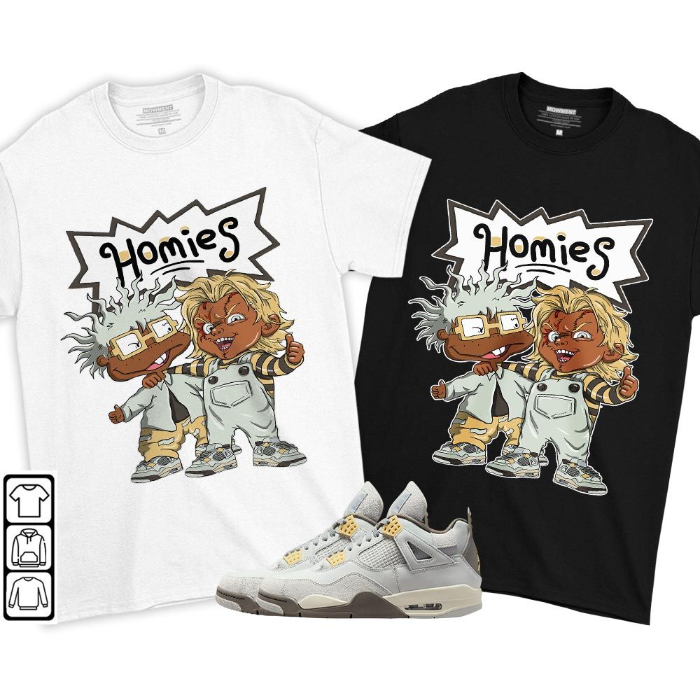 Chucky Cartoon 90s Homie Sneaker Shirt Match Retro Craft 4s, Jordan 4 Craft Photon Dust MKO T-Shirt Chucky Cartoon 90s Homie Sneaker Shirt Match Retro Craft 4s, Jordan 4 Craft Photon Dust MKO T-Shirt