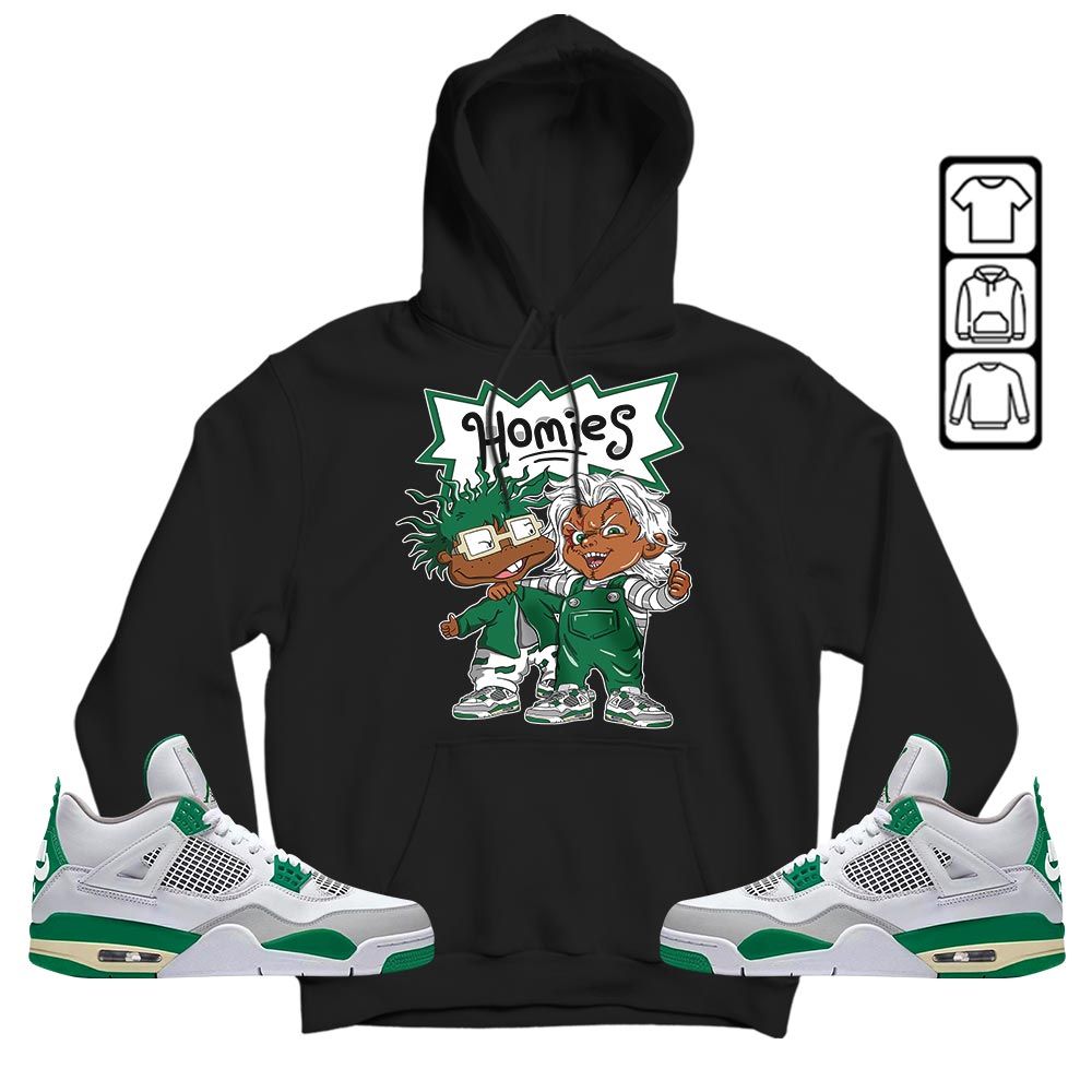 Chucky Cartoon 90s Homie Sneaker Shirt Match Retro Pine Green 4s, Jordan 4 Pine Green MKO T-Shirt Chucky Cartoon 90s Homie Sneaker Shirt Match Retro Pine Green 4s, Jordan 4 Pine Green MKO T-Shirt