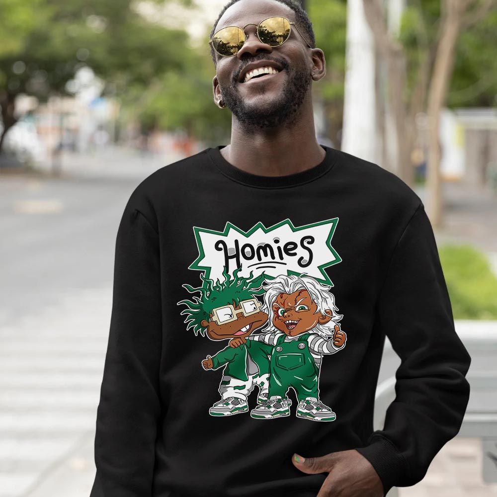 Chucky Cartoon 90s Homie Sneaker Shirt Match Retro Pine Green 4s, Jordan 4 Pine Green MKO T-Shirt Chucky Cartoon 90s Homie Sneaker Shirt Match Retro Pine Green 4s, Jordan 4 Pine Green MKO T-Shirt
