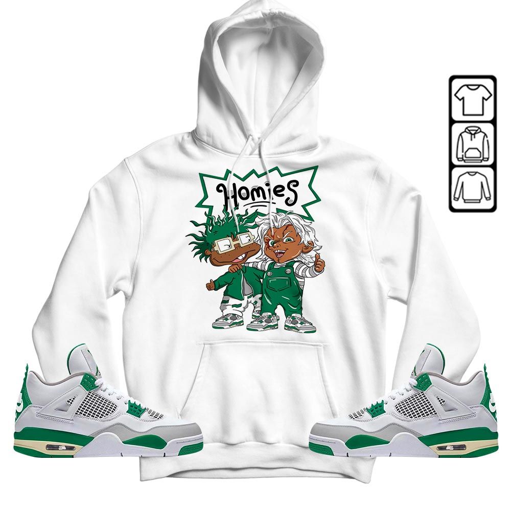 Chucky Cartoon 90s Homie Sneaker Shirt Match Retro Pine Green 4s, Jordan 4 Pine Green MKO T-Shirt Chucky Cartoon 90s Homie Sneaker Shirt Match Retro Pine Green 4s, Jordan 4 Pine Green MKO T-Shirt