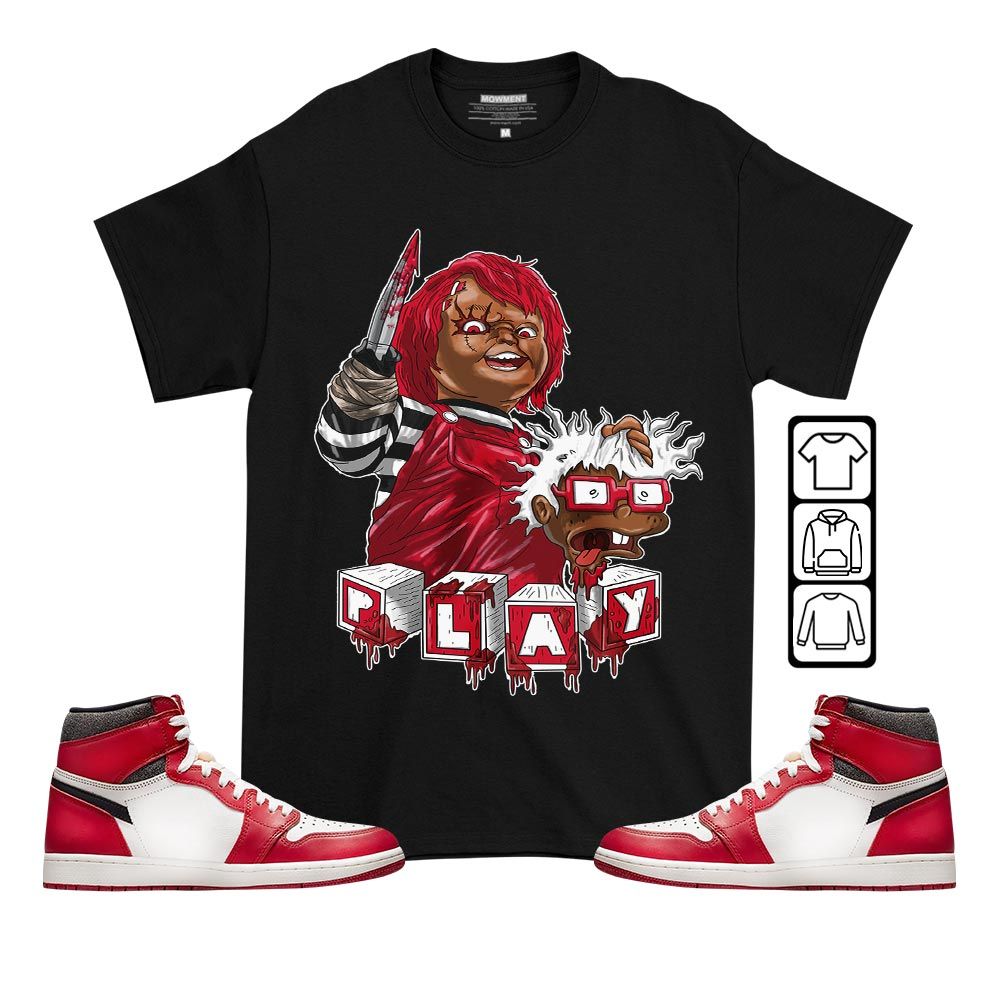 Chucky Cartoon 90s Kills Halloween Sneaker Shirt Match High OG Chicago 1s, Jordan 1 Lost Found Chicago MKO T-Shirt Chucky Cartoon 90s Kills Halloween Sneaker Shirt Match High OG Chicago 1s, Jordan 1 Lost Found Chicago MKO T-Shirt