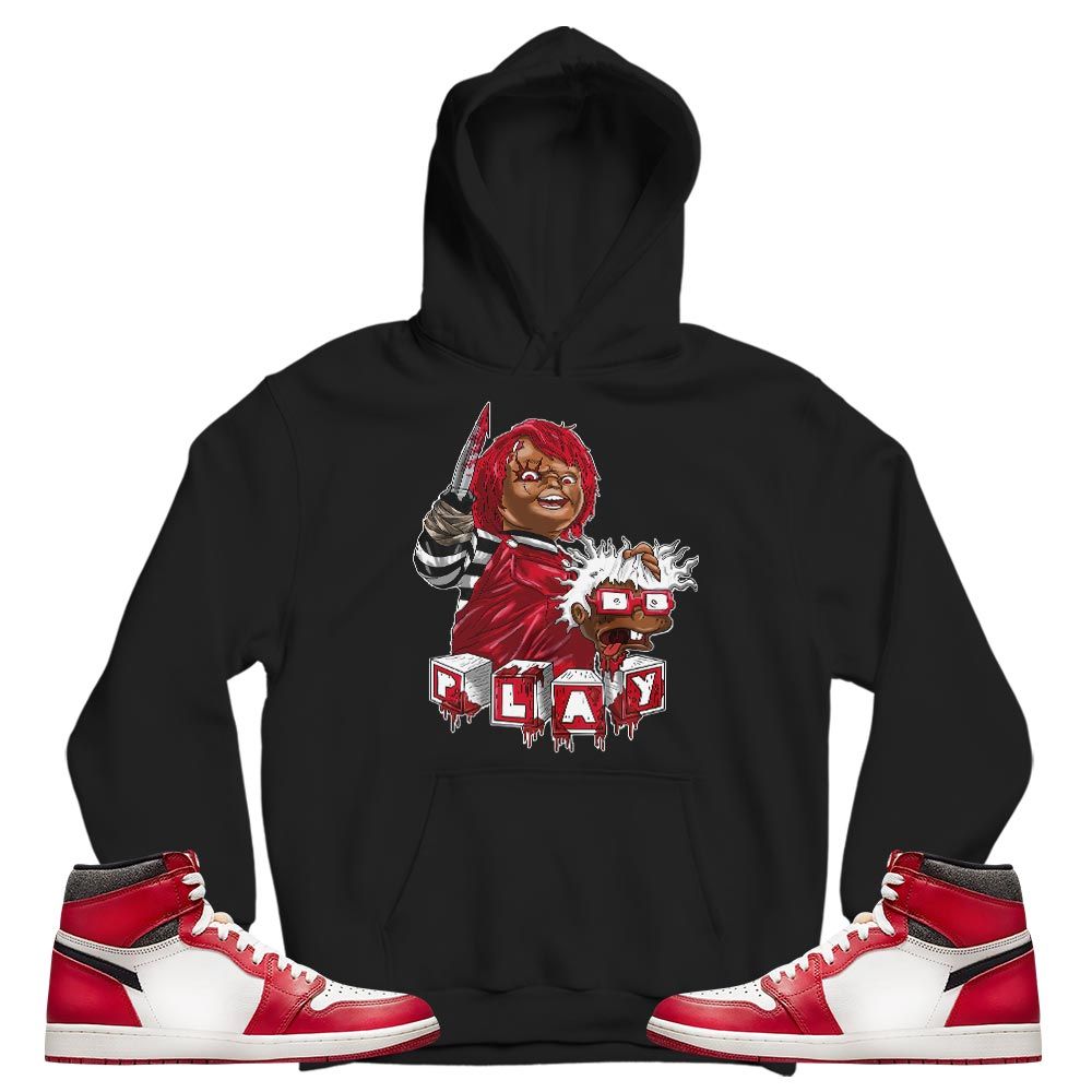 Chucky Cartoon 90s Kills Halloween Sneaker Shirt Match High OG Chicago 1s, Jordan 1 Lost Found Chicago MKO T-Shirt