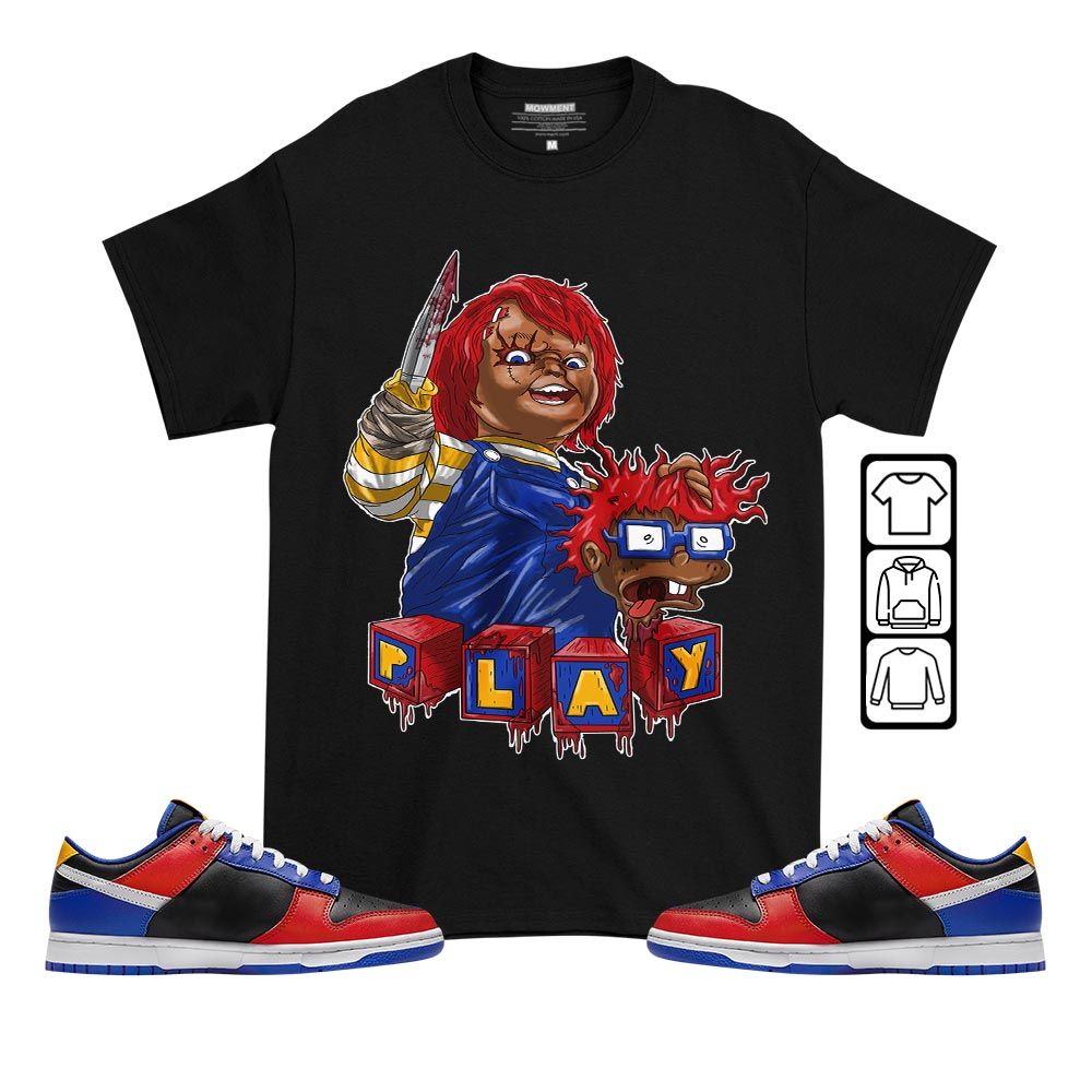 Chucky Cartoon 90s Kills Halloween Sneaker Shirt Match Low TSU Tiger, Dunk Low TSU Tiger MKO T-Shirt Chucky Cartoon 90s Kills Halloween Sneaker Shirt Match Low TSU Tiger, Dunk Low TSU Tiger MKO T-Shirt
