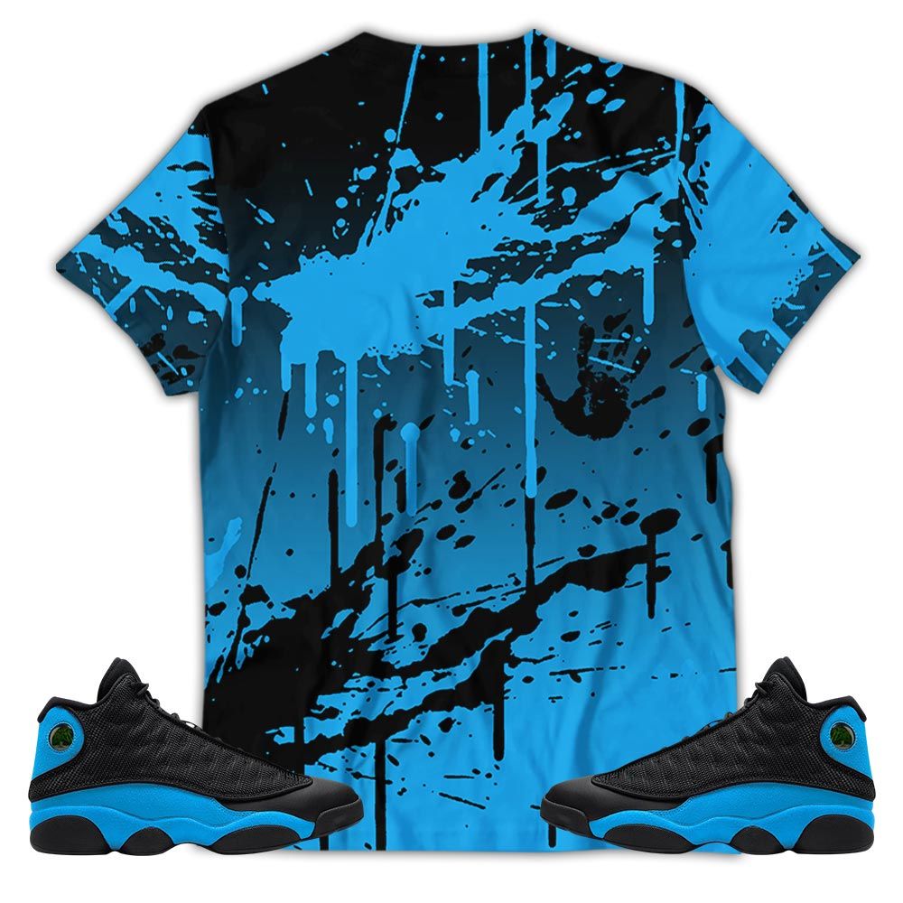 Chucky Cartoon 90S Kills Sneaker Shirt Match Black University Blue 13S, Jordan 13 Black University Blue 2022 Hoodie Sweatshirt Tee All Over Print MKO Shirt