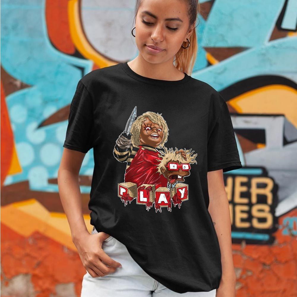 Chucky Cartoon 90s Kills Sneaker Shirt Match Gore-Tex 5s, Jordan 5 GORE-TEX Off Noir MKO T-Shirt Chucky Cartoon 90s Kills Sneaker Shirt Match Gore-Tex 5s, Jordan 5 GORE-TEX Off Noir MKO T-Shirt