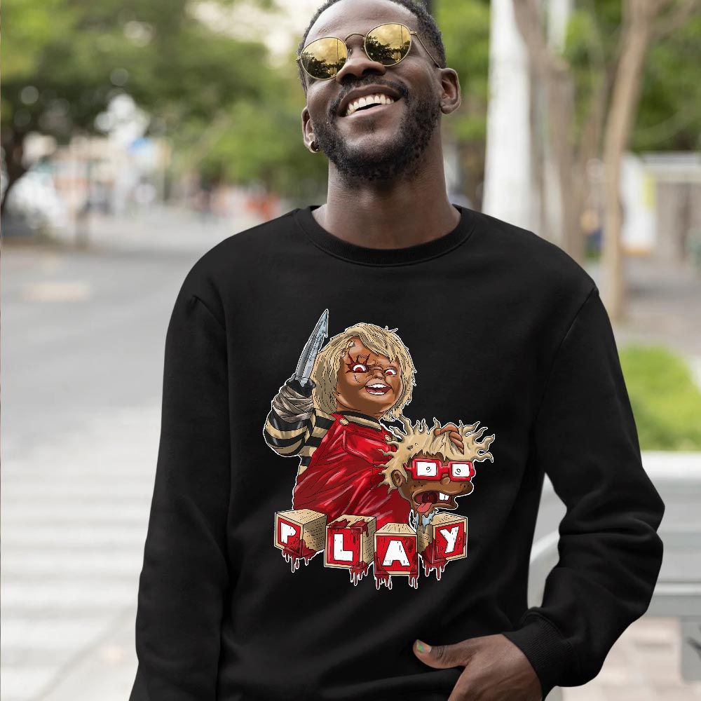 Chucky Cartoon 90s Kills Sneaker Shirt Match Gore-Tex 5s, Jordan 5 GORE-TEX Off Noir MKO T-Shirt Chucky Cartoon 90s Kills Sneaker Shirt Match Gore-Tex 5s, Jordan 5 GORE-TEX Off Noir MKO T-Shirt