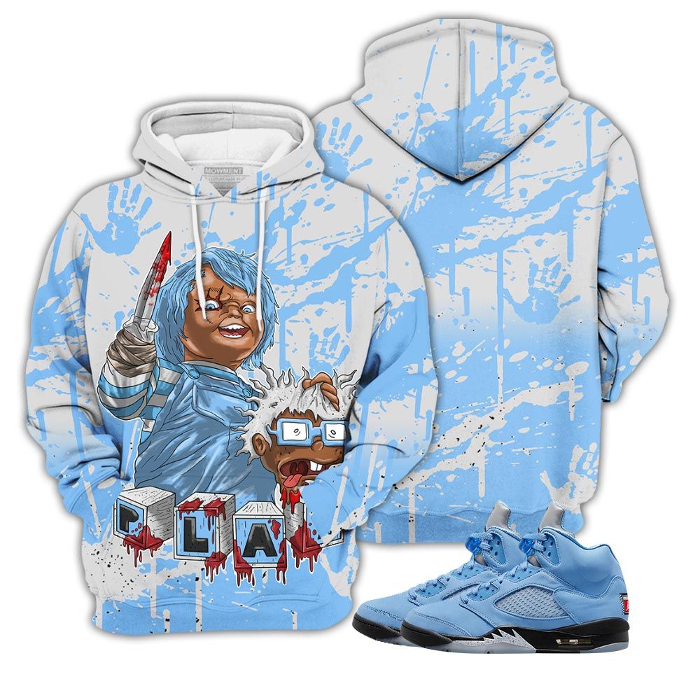 Chucky Cartoon 90S Kills Sneaker Shirt Match Retro University Blue 5S, Jordan 5 University Blue Hoodie Sweatshirt Tee All Over Print MKO Shirt Chucky Cartoon 90S Kills Sneaker Shirt Match Retro University Blue 5S, Jordan 5 University Blue Hoodie Sweatshirt Tee All Over Print MKO Shirt