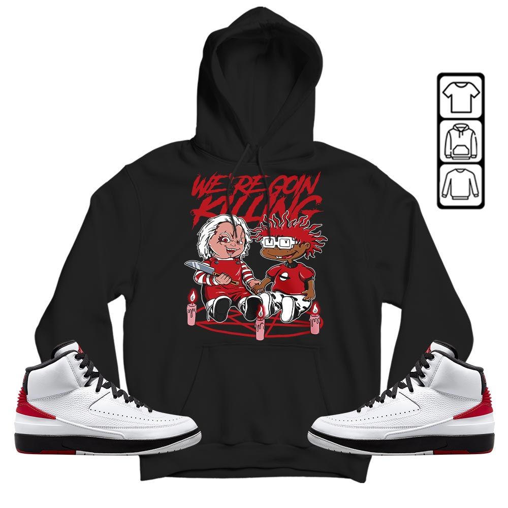 Chucky Cartoon 90s Rugrats Horror Sneaker Shirt Match 2 Chicago Varsity Red, Jordan Retro 2 Chicago MKO T-Shirt Chucky Cartoon 90s Rugrats Horror Sneaker Shirt Match 2 Chicago Varsity Red, Jordan Retro 2 Chicago MKO T-Shirt
