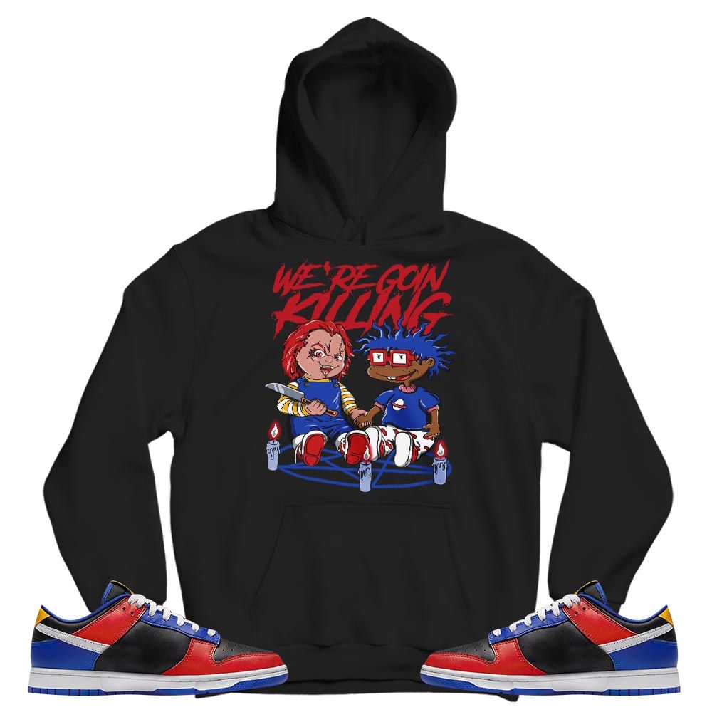 Chucky Cartoon 90s Rugrats Horror Sneaker Shirt Match Low TSU Tiger, Dunk Low TSU Tiger MKO T-Shirt