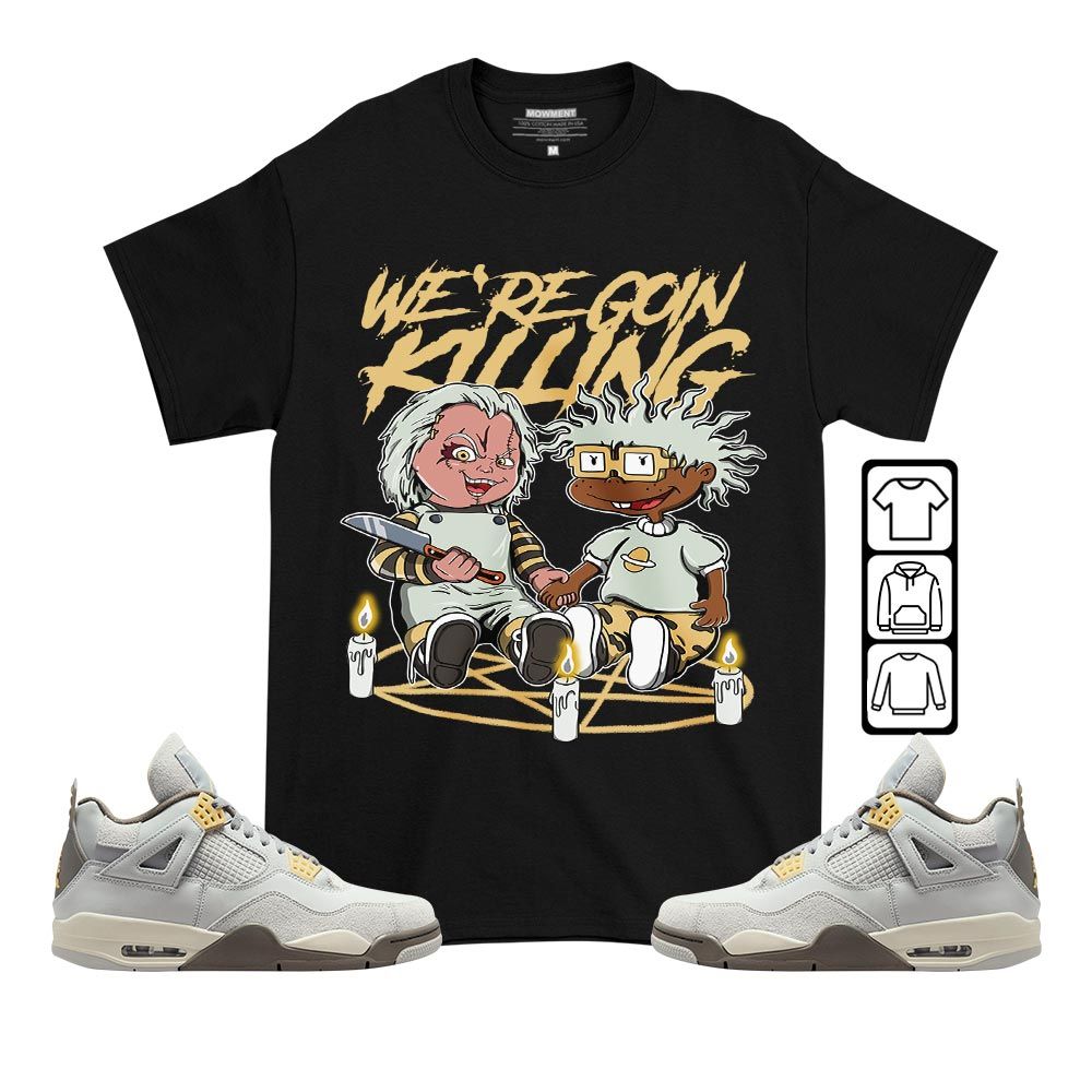 Chucky Cartoon 90s Rugrats Horror Sneaker Shirt Match Retro Craft 4s, Jordan 4 Craft Photon Dust MKO T-Shirt Chucky Cartoon 90s Rugrats Horror Sneaker Shirt Match Retro Craft 4s, Jordan 4 Craft Photon Dust MKO T-Shirt