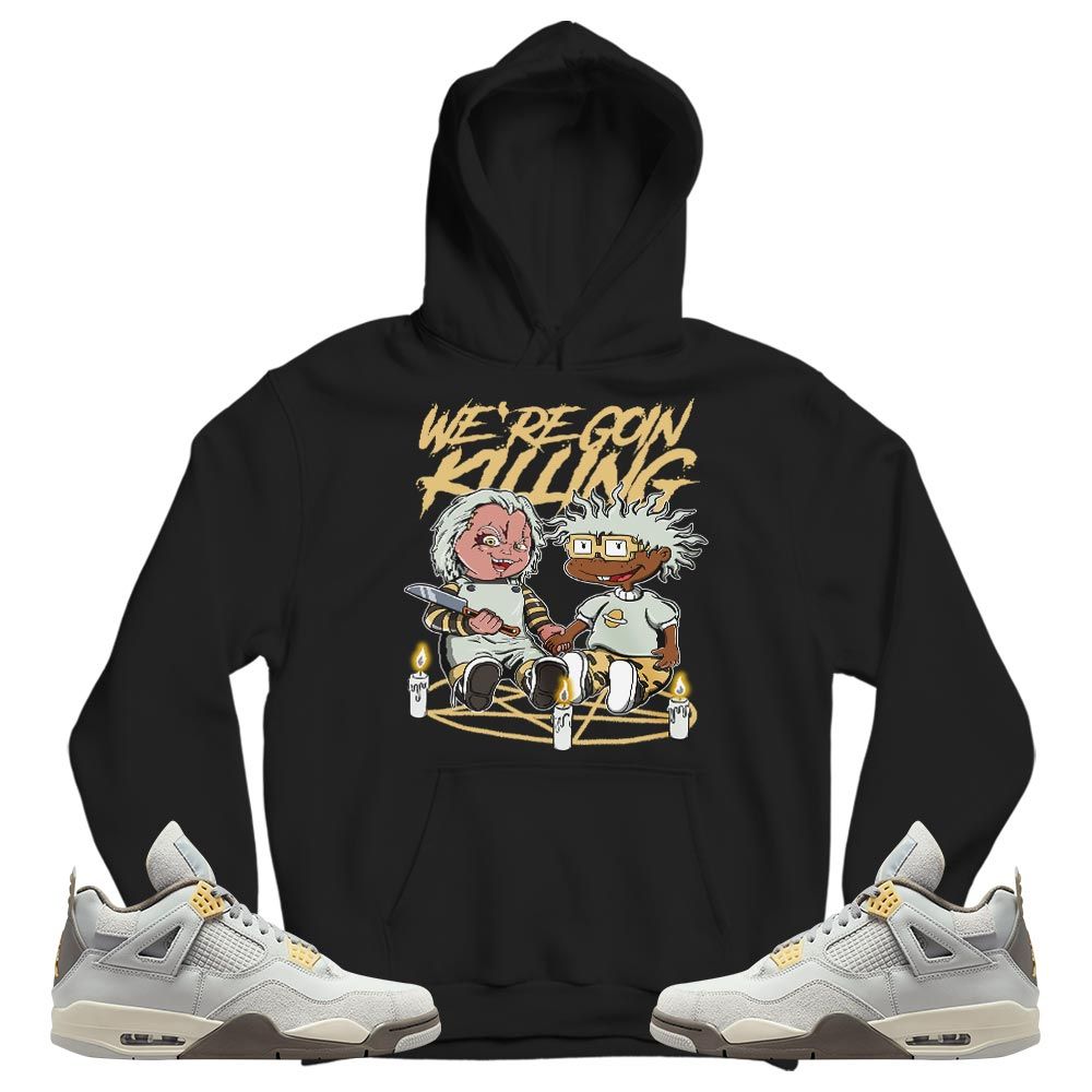 Chucky Cartoon 90s Rugrats Horror Sneaker Shirt Match Retro Craft 4s, Jordan 4 Craft Photon Dust MKO T-Shirt