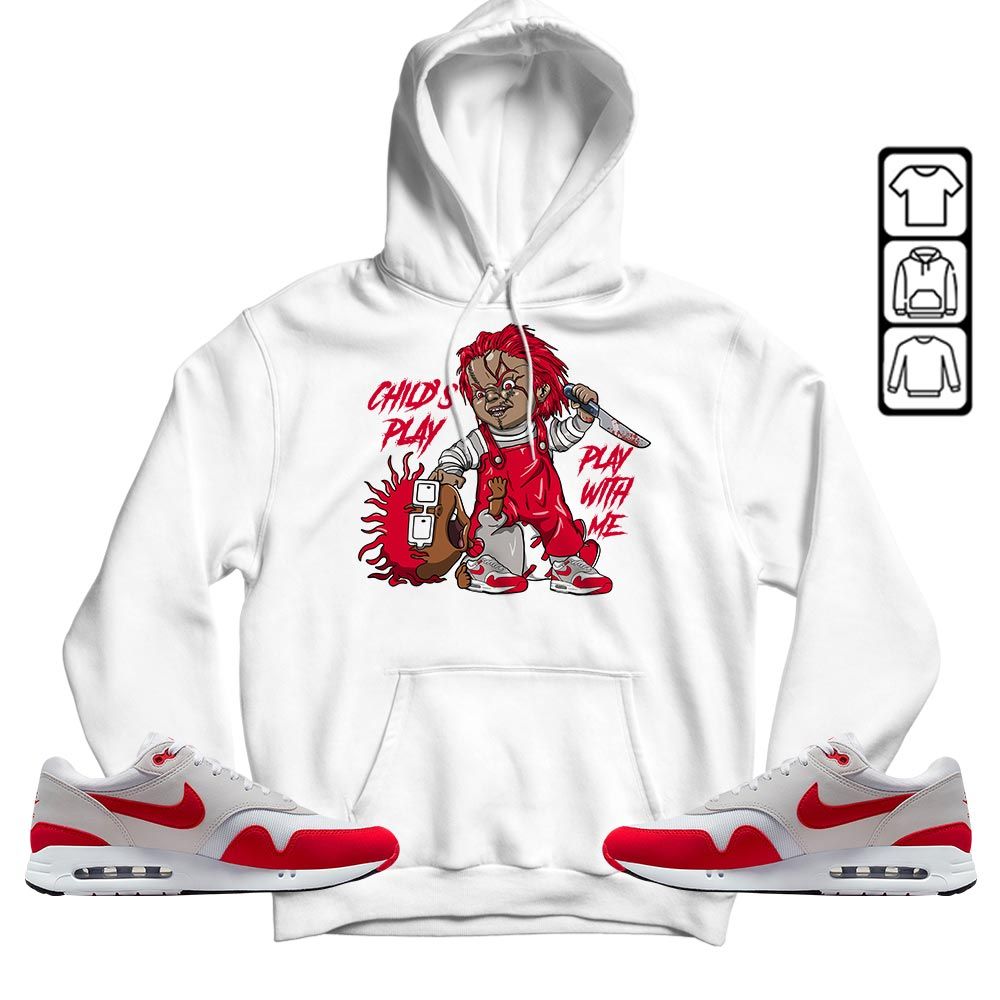 Chucky Childs Play Sneaker Shirt Match Air Max 1 86 Big Bubble, Air Max 1 86 Big Bubble MKO T-Shirt