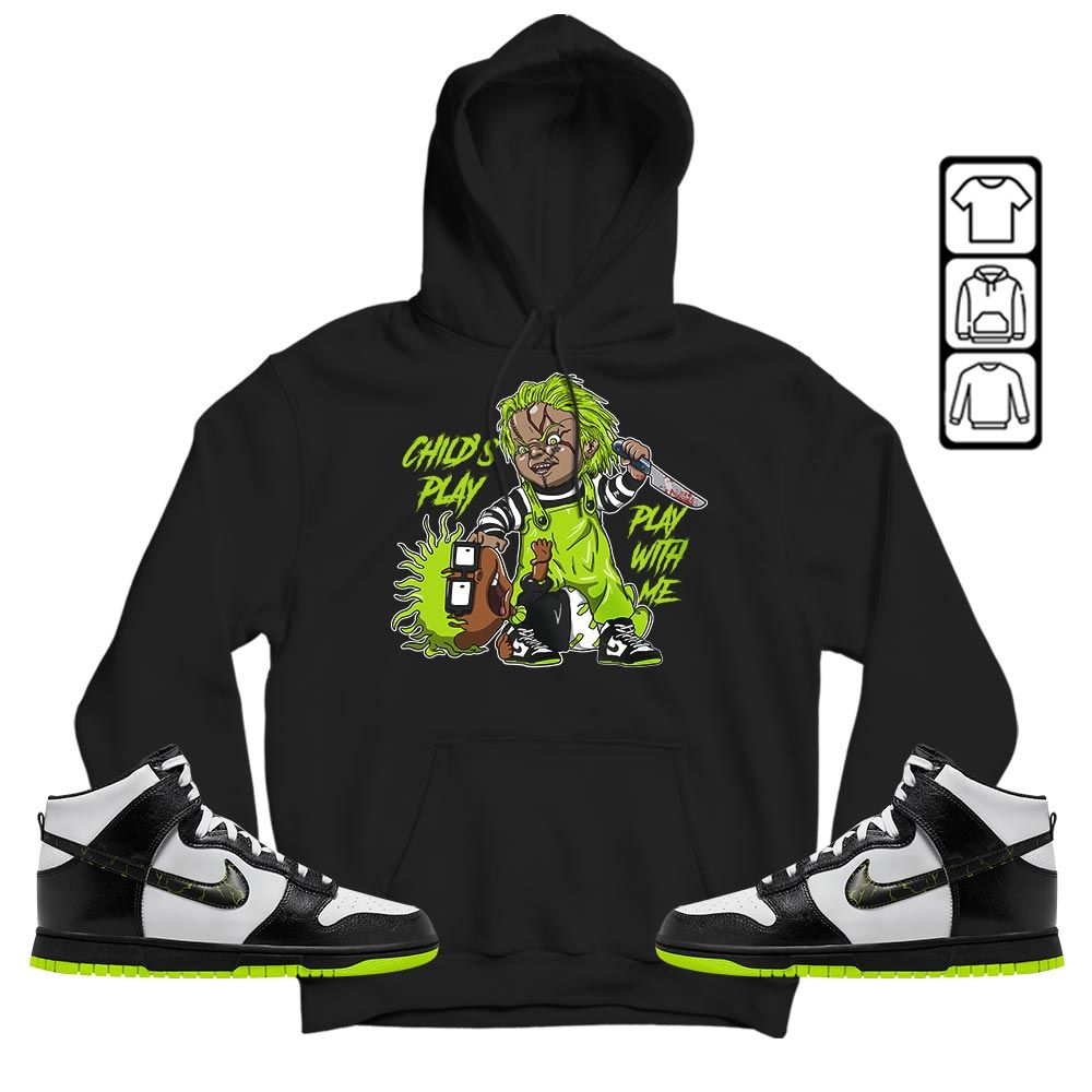 Chucky Childs Play Sneaker Shirt Match High Electric 2023, Dunk High Electric MKO T-Shirt Chucky Childs Play Sneaker Shirt Match High Electric 2023, Dunk High Electric MKO T-Shirt