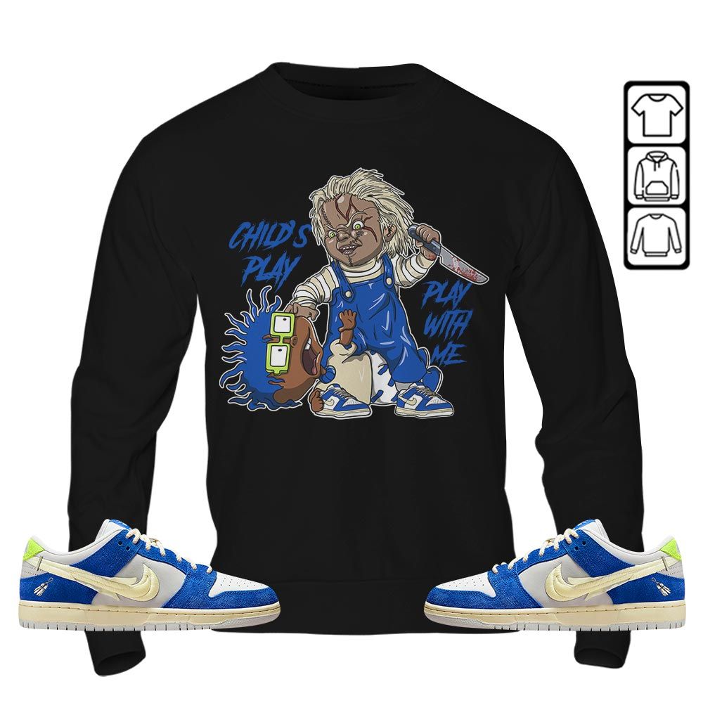 Chucky Childs Play Sneaker Shirt Match Low Fly Streetwear, SB Dunk Low Fly Streetwear MKO T-Shirt Chucky Childs Play Sneaker Shirt Match Low Fly Streetwear, SB Dunk Low Fly Streetwear MKO T-Shirt