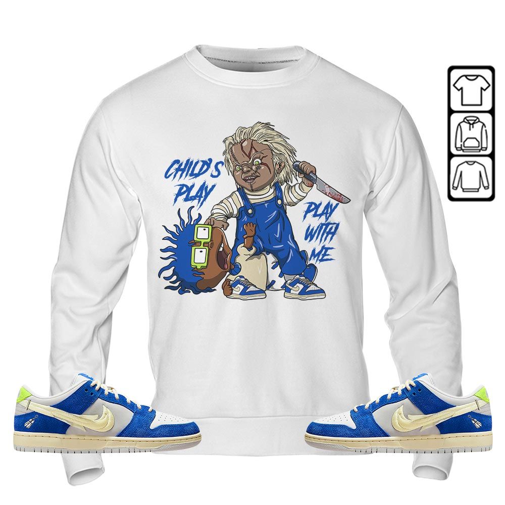 Chucky Childs Play Sneaker Shirt Match Low Fly Streetwear, SB Dunk Low Fly Streetwear MKO T-Shirt Chucky Childs Play Sneaker Shirt Match Low Fly Streetwear, SB Dunk Low Fly Streetwear MKO T-Shirt