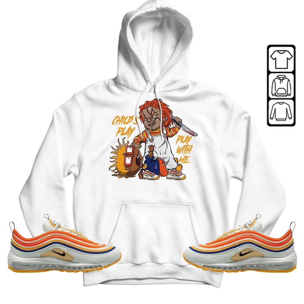 Chucky Childs Play Sneaker Shirt Match Max 97 Frank Rudy, Air Max 97 SE Air Pressure MKO T-Shirt