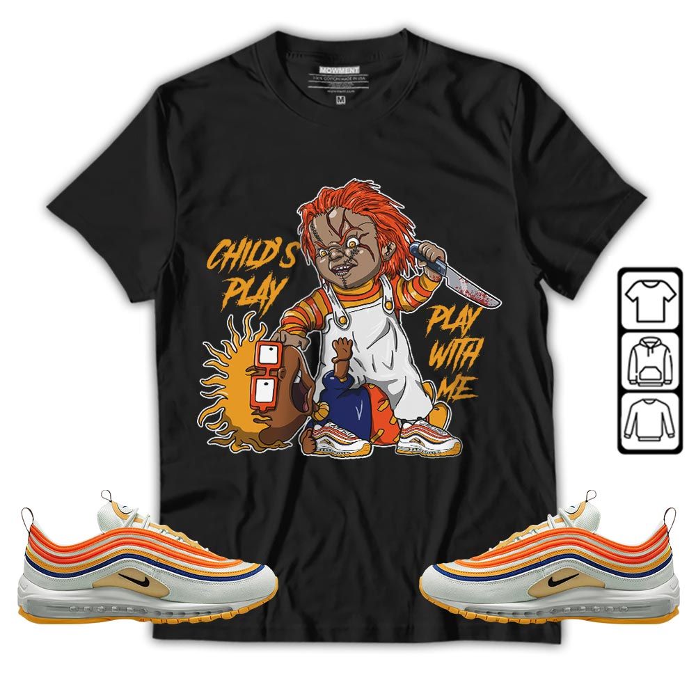 Chucky Childs Play Sneaker Shirt Match Max 97 Frank Rudy, Air Max 97 SE Air Pressure MKO T-Shirt