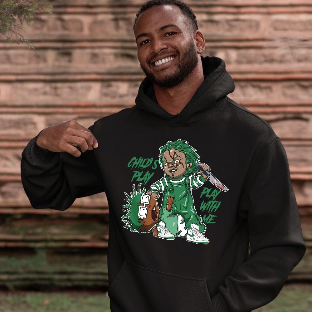 Chucky Childs Play Sneaker Shirt Match SP Pine Green, Air Ship SP Pine Green MKO T-Shirt Chucky Childs Play Sneaker Shirt Match SP Pine Green, Air Ship SP Pine Green MKO T-Shirt