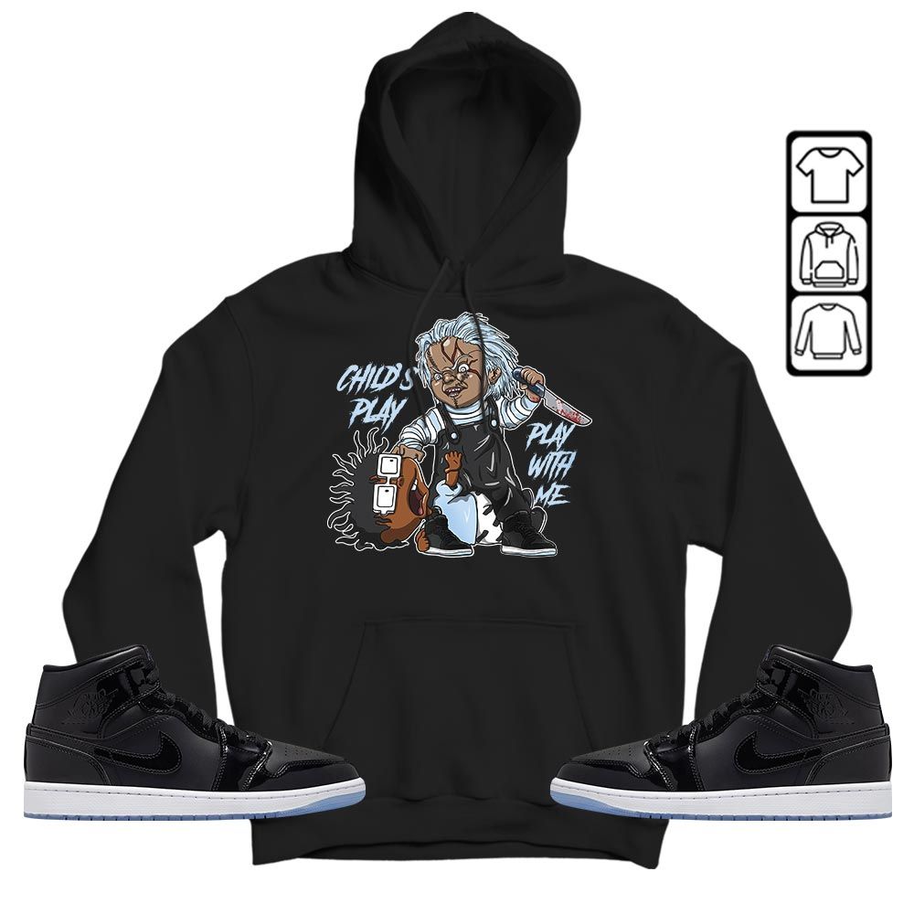 Chucky Childs Play Sneaker Shirt Match Space Jam 1s, Jordan 1 Mid Space Jam MKO T-Shirt Chucky Childs Play Sneaker Shirt Match Space Jam 1s, Jordan 1 Mid Space Jam MKO T-Shirt