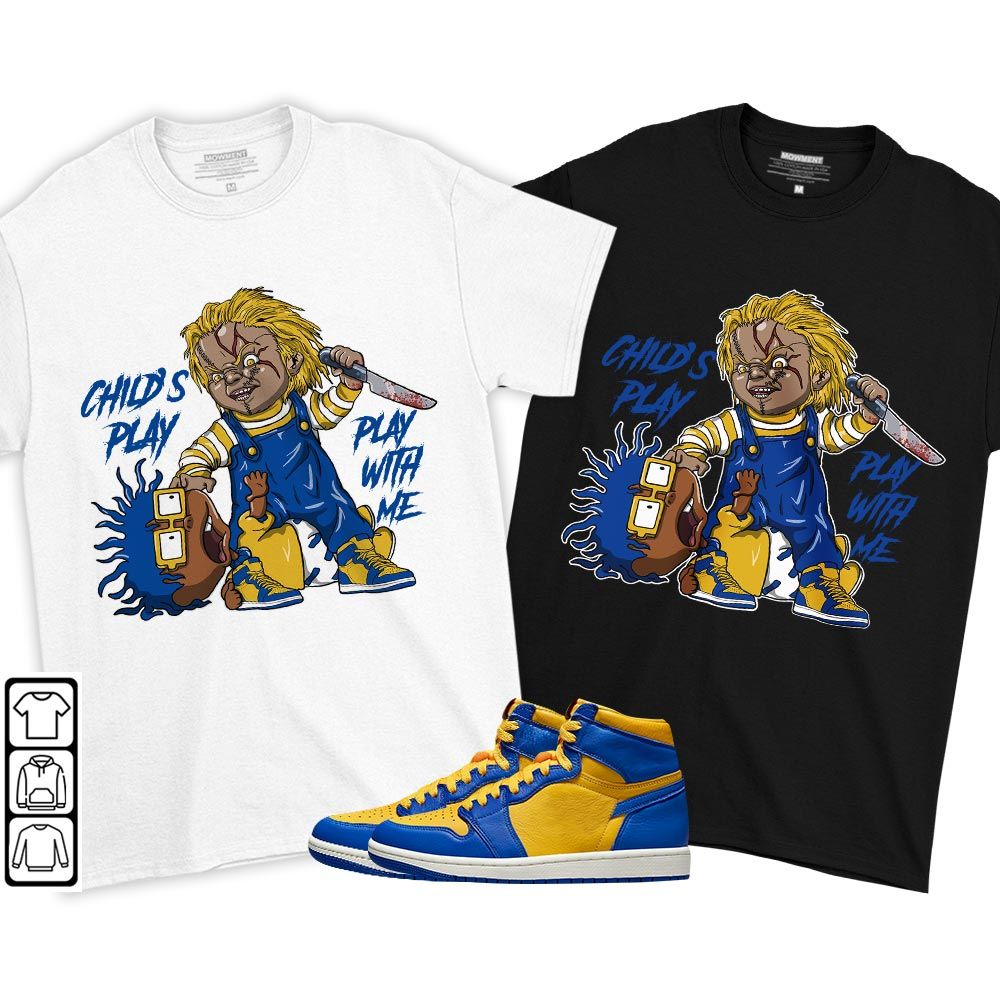 Chucky Chuckie Childs Play Sneaker Shirt Match 2023 Laney 1s, Jordan 1 Retro High Laney MKO T-Shirt Chucky Chuckie Childs Play Sneaker Shirt Match 2023 Laney 1s, Jordan 1 Retro High Laney MKO T-Shirt