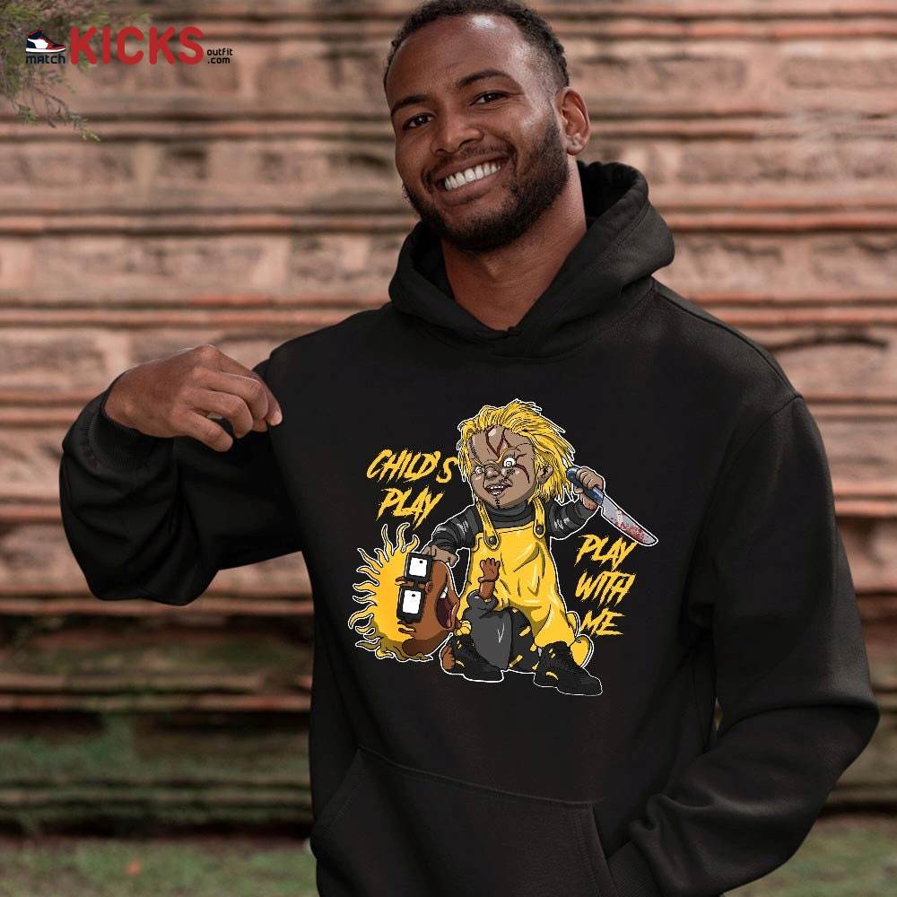 Chucky Chuckie Child’s Play Sneaker Shirt Match Black Taxi 12s, Jordan 12 Retro Black Taxi MKO T-Shirt Chucky Chuckie Child’s Play Sneaker Shirt Match Black Taxi 12s, Jordan 12 Retro Black Taxi MKO T-Shirt