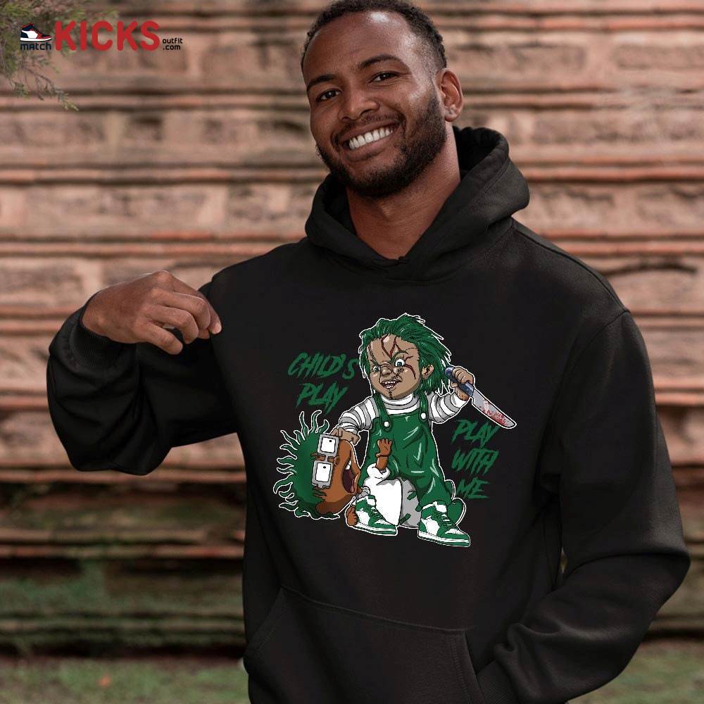 Chucky Chuckie Child’s Play Sneaker Shirt Match High Gorge Green 1s, Jordan 1 Retro High Gorge Green MKO T-Shirt Chucky Chuckie Child’s Play Sneaker Shirt Match High Gorge Green 1s, Jordan 1 Retro High Gorge Green MKO T-Shirt