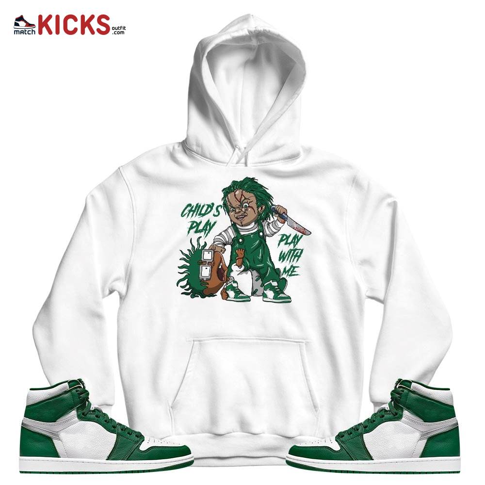 Chucky Chuckie Child’s Play Sneaker Shirt Match High Gorge Green 1s, Jordan 1 Retro High Gorge Green MKO T-Shirt Chucky Chuckie Child’s Play Sneaker Shirt Match High Gorge Green 1s, Jordan 1 Retro High Gorge Green MKO T-Shirt