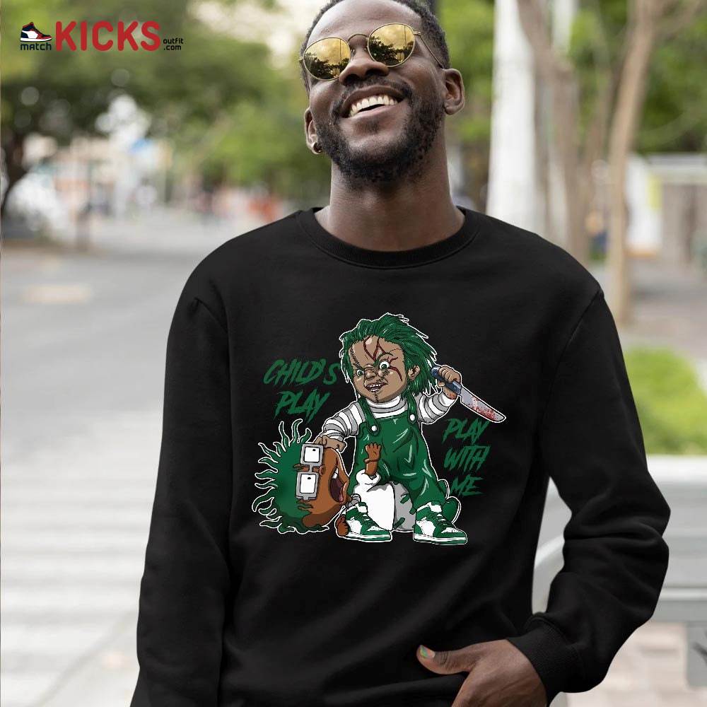 Chucky Chuckie Child’s Play Sneaker Shirt Match High Gorge Green 1s, Jordan 1 Retro High Gorge Green MKO T-Shirt Chucky Chuckie Child’s Play Sneaker Shirt Match High Gorge Green 1s, Jordan 1 Retro High Gorge Green MKO T-Shirt