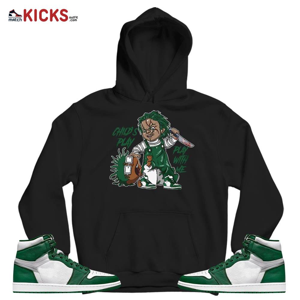 Chucky Chuckie Child’s Play Sneaker Shirt Match High Gorge Green 1s, Jordan 1 Retro High Gorge Green MKO T-Shirt Chucky Chuckie Child’s Play Sneaker Shirt Match High Gorge Green 1s, Jordan 1 Retro High Gorge Green MKO T-Shirt