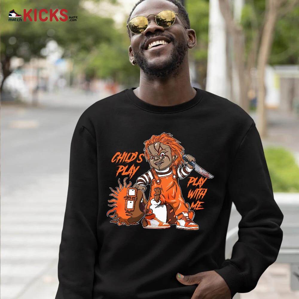 Chucky Chuckie Child’s Play Sneaker Shirt Match High OG Starfish 1s, Jordan 1 Retro High OG Starfish MKO T-Shirt Chucky Chuckie Child’s Play Sneaker Shirt Match High OG Starfish 1s, Jordan 1 Retro High OG Starfish MKO T-Shirt