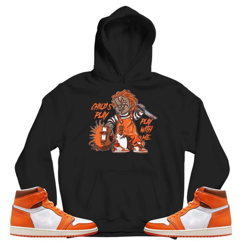Chucky Chuckie Childs Play Sneaker Shirt Match High OG Starfish 1s, Jordan 1 Retro High OG Starfish MKO T-Shirt