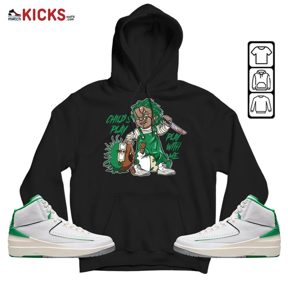 Chucky Chuckie Child’s Play Sneaker Shirt Match Lucky Green 2s, Jordan 2 Lucky Green MKO T-Shirt Chucky Chuckie Child’s Play Sneaker Shirt Match Lucky Green 2s, Jordan 2 Lucky Green MKO T-Shirt