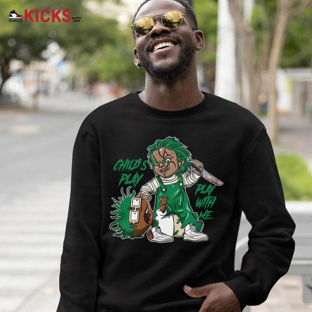 Chucky Chuckie Child’s Play Sneaker Shirt Match Lucky Green 2s, Jordan 2 Lucky Green MKO T-Shirt Chucky Chuckie Child’s Play Sneaker Shirt Match Lucky Green 2s, Jordan 2 Lucky Green MKO T-Shirt
