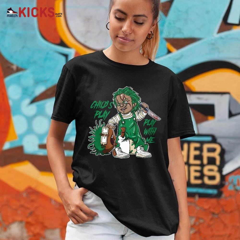 Chucky Chuckie Child’s Play Sneaker Shirt Match Lucky Green 2s, Jordan 2 Lucky Green MKO T-Shirt Chucky Chuckie Child’s Play Sneaker Shirt Match Lucky Green 2s, Jordan 2 Lucky Green MKO T-Shirt