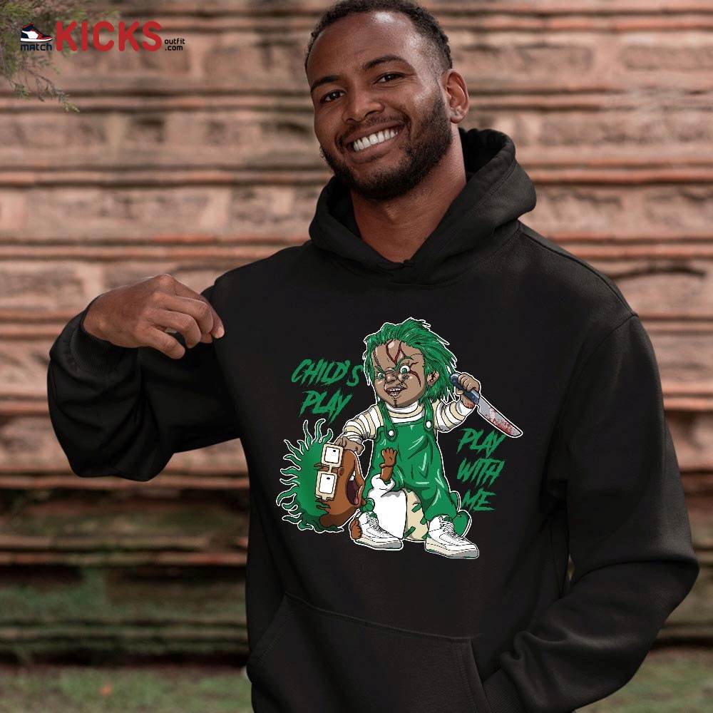 Chucky Chuckie Child’s Play Sneaker Shirt Match Lucky Green 2s, Jordan 2 Lucky Green MKO T-Shirt Chucky Chuckie Child’s Play Sneaker Shirt Match Lucky Green 2s, Jordan 2 Lucky Green MKO T-Shirt