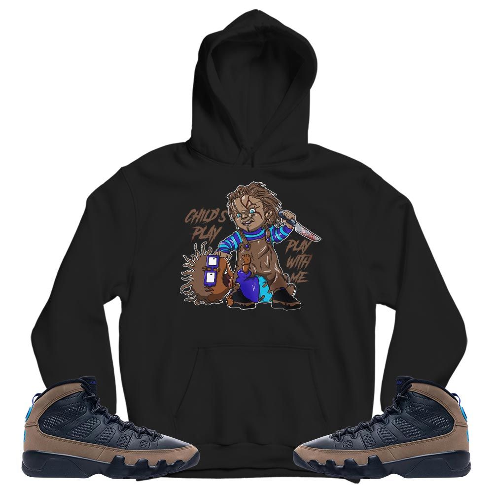 Chucky Chuckie Childs Play Sneaker Shirt Match Olive Concord 9s, Jordan 9 Olive Concord MKO T-Shirt