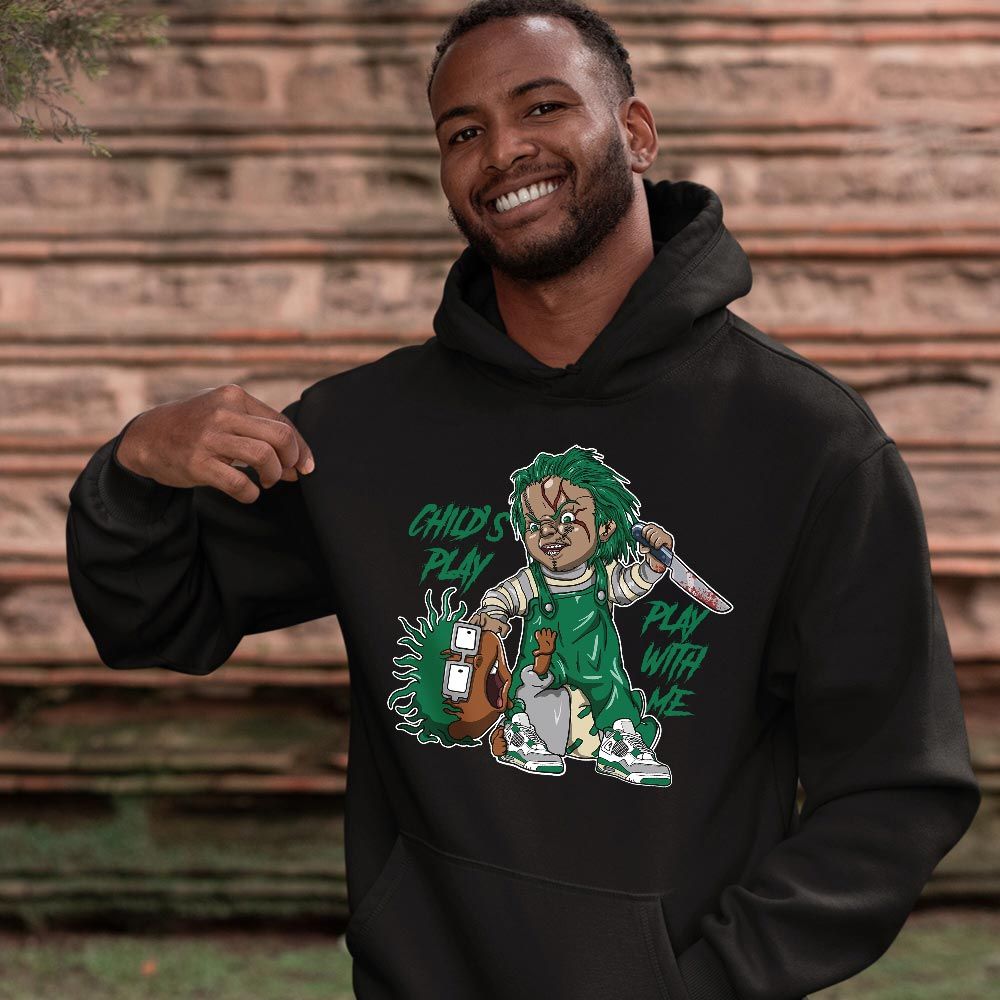 Chucky Chuckie Childs Play Sneaker Shirt Match Retro Pine Green 4s, Jordan 4 Pine Green MKO T-Shirt Chucky Chuckie Childs Play Sneaker Shirt Match Retro Pine Green 4s, Jordan 4 Pine Green MKO T-Shirt