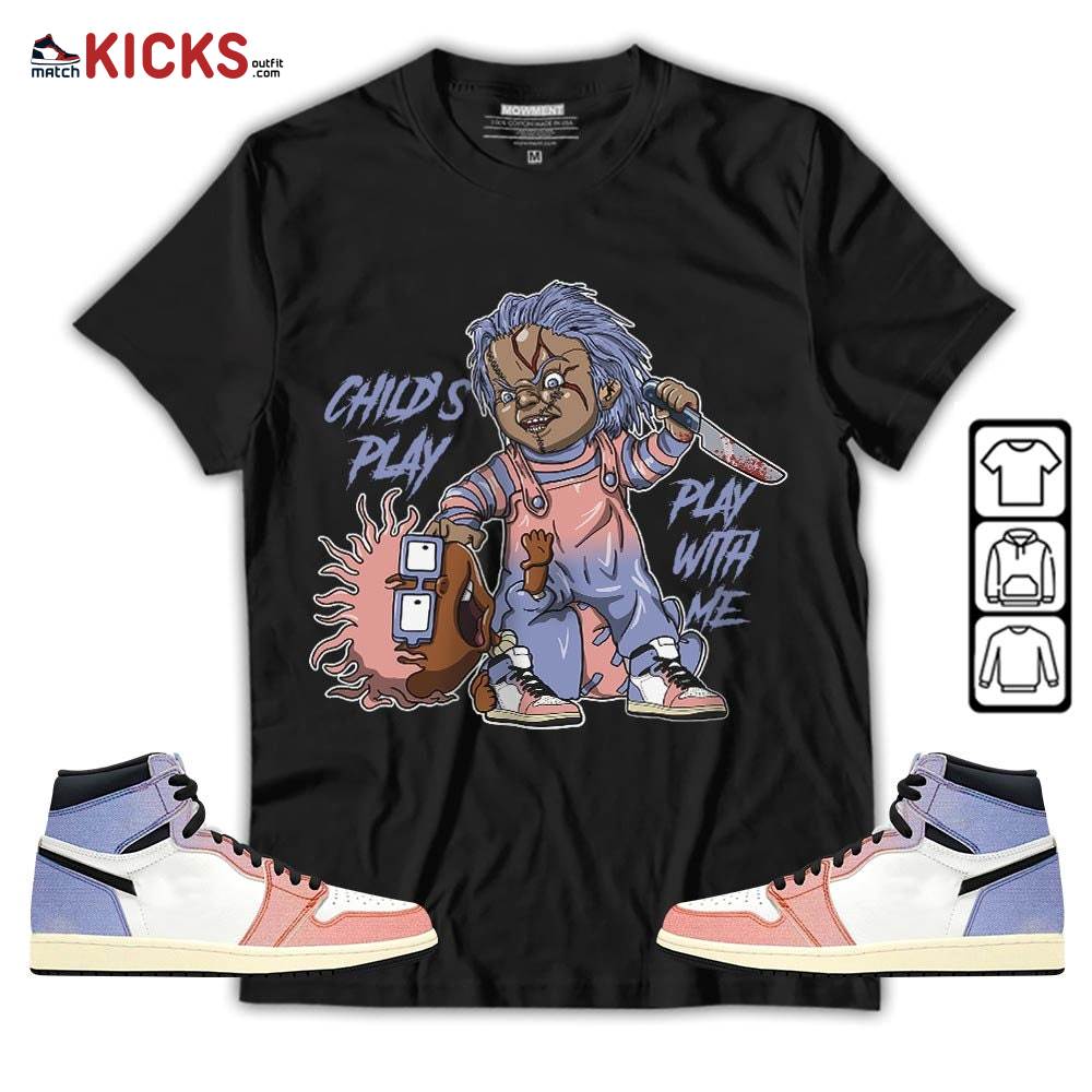 Chucky Chuckie Child’s Play Sneaker Shirt Match Retro Skyline 1s, Jordan 1 High OG Skyline MKO T-Shirt Chucky Chuckie Child’s Play Sneaker Shirt Match Retro Skyline 1s, Jordan 1 High OG Skyline MKO T-Shirt