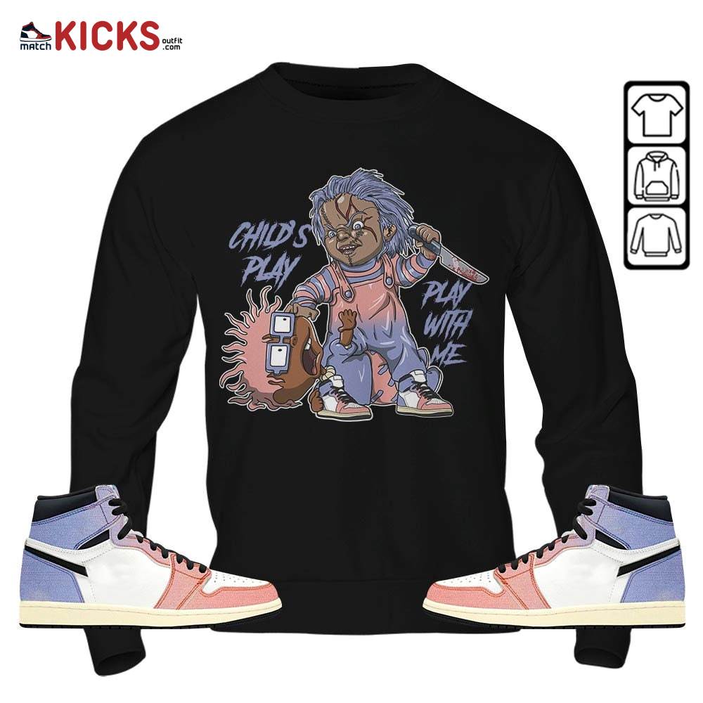 Chucky Chuckie Child’s Play Sneaker Shirt Match Retro Skyline 1s, Jordan 1 High OG Skyline MKO T-Shirt Chucky Chuckie Child’s Play Sneaker Shirt Match Retro Skyline 1s, Jordan 1 High OG Skyline MKO T-Shirt