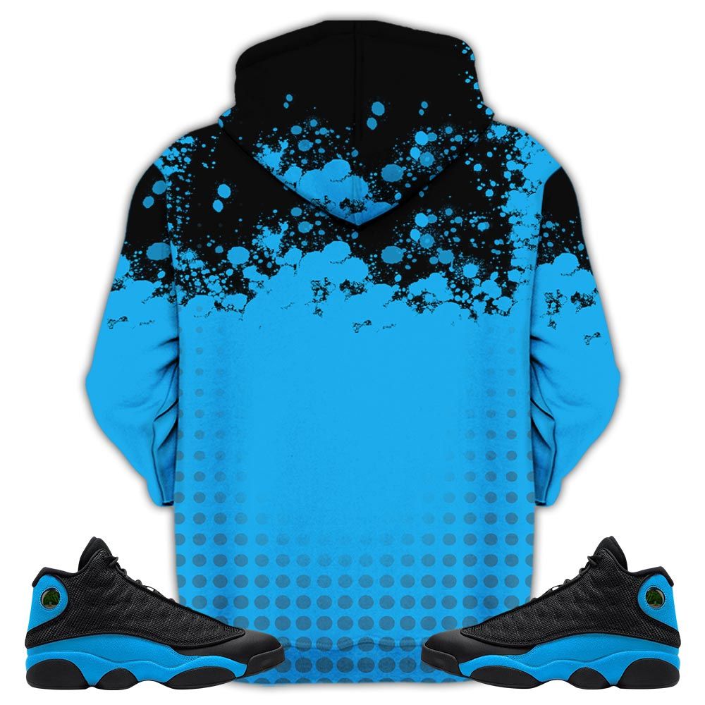 Chucky Chuckie Homie Sneaker Shirt Match Black University Blue 13S, Jordan 13 Black University Blue 2022 Hoodie Sweatshirt Tee All Over Print MKO Shirt