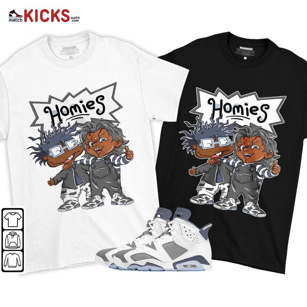 Chucky Chuckie Homie Sneaker Shirt Match Retro Cool Grey 6s, Jordan 6 Cool Grey MKO T-Shirt Chucky Chuckie Homie Sneaker Shirt Match Retro Cool Grey 6s, Jordan 6 Cool Grey MKO T-Shirt