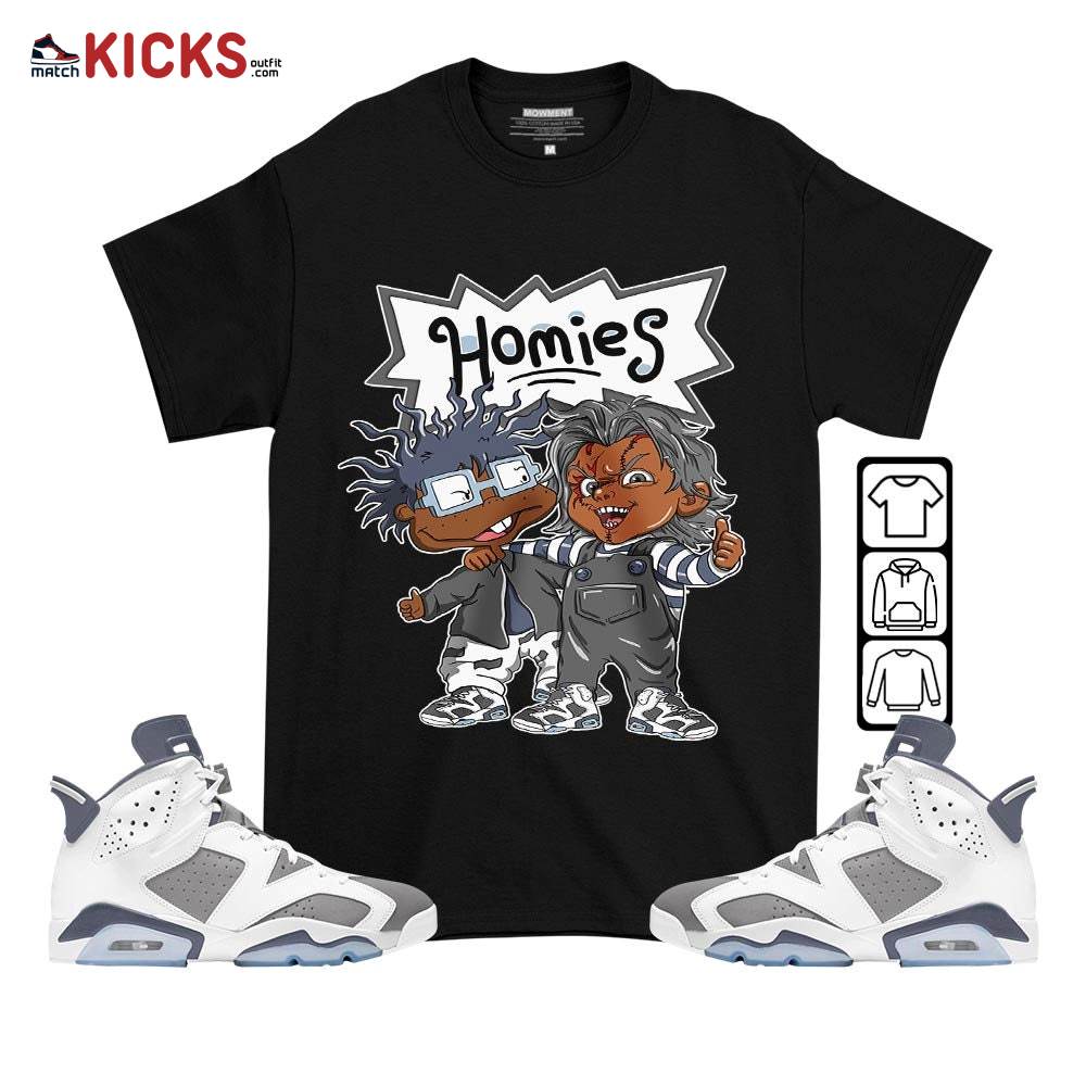 Chucky Chuckie Homie Sneaker Shirt Match Retro Cool Grey 6s, Jordan 6 Cool Grey MKO T-Shirt