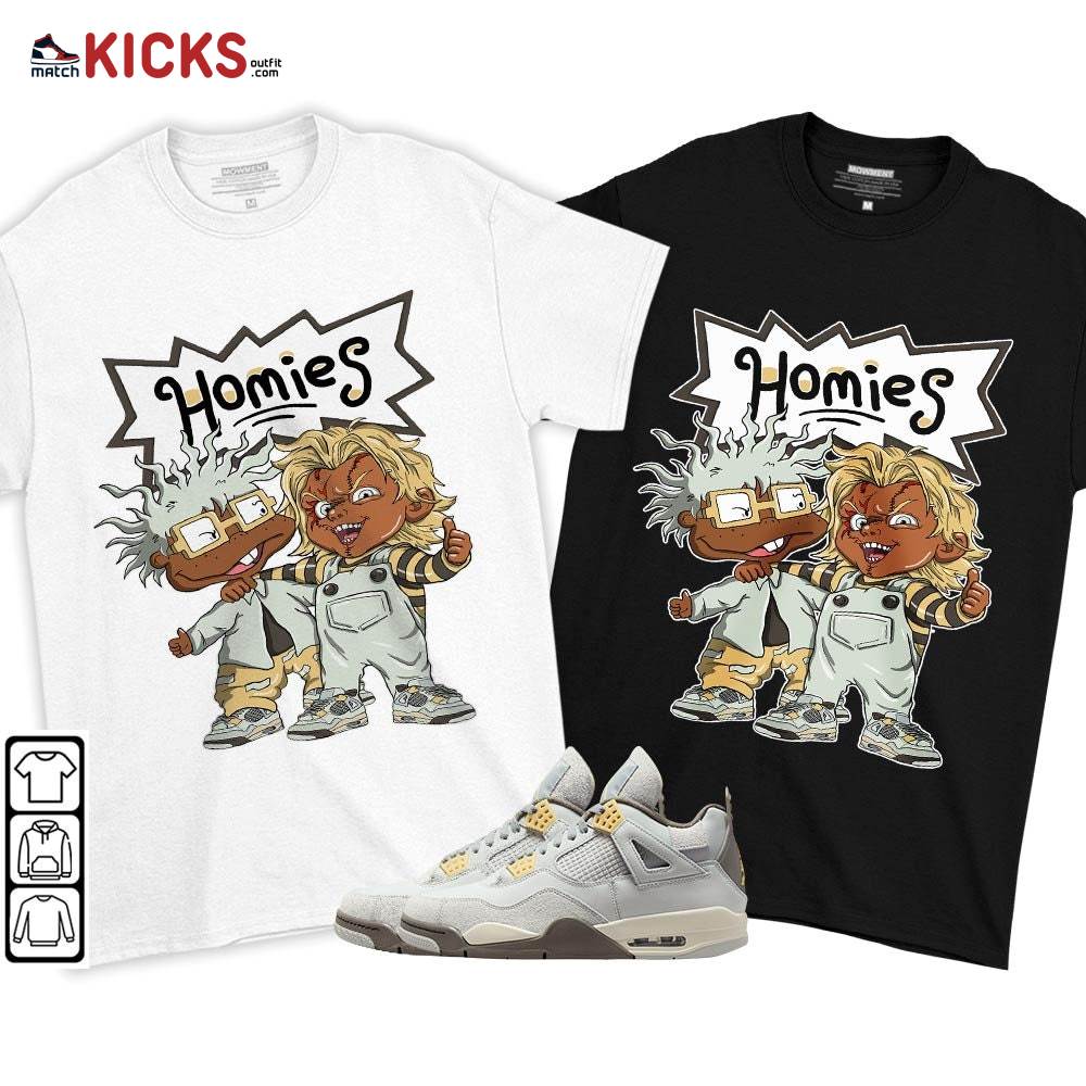 Chucky Chuckie Homie Sneaker Shirt Match Retro Craft 4s, Jordan 4 Craft Photon Dust MKO T-Shirt