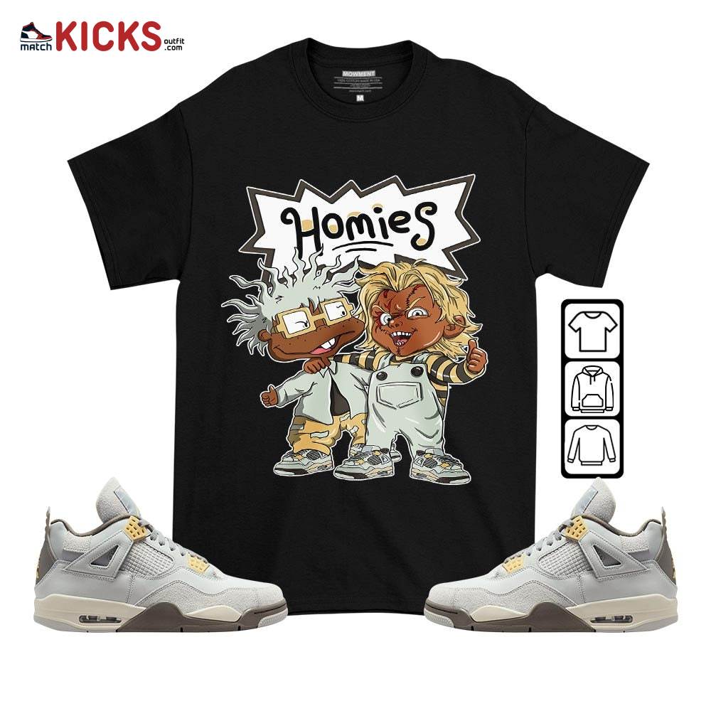 Chucky Chuckie Homie Sneaker Shirt Match Retro Craft 4s, Jordan 4 Craft Photon Dust MKO T-Shirt