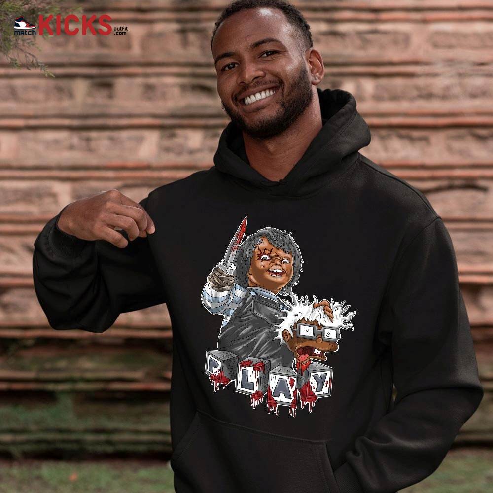 Chucky Chuckie Kills Sneaker Shirt Match Retro Cool Grey 6s, Jordan 6 Cool Grey MKO T-Shirt Chucky Chuckie Kills Sneaker Shirt Match Retro Cool Grey 6s, Jordan 6 Cool Grey MKO T-Shirt