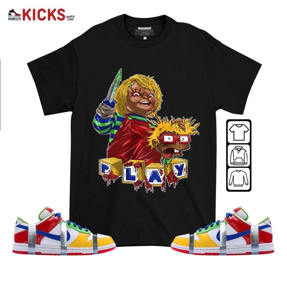 Chucky Chuckie Kills Sneaker Shirt Match SB Dunk Low eBay, SB Dunk Low Sandy MKO T-Shirt